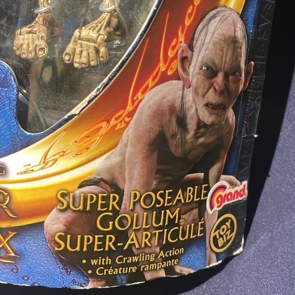 ToyBiz Lord Of The Rings Return of The King Poseable GOLLUM Action Figure - Picture 4 of 6